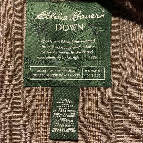 Eddie Bauer Goose Down Quilted Jacket - Picture 5 of 5